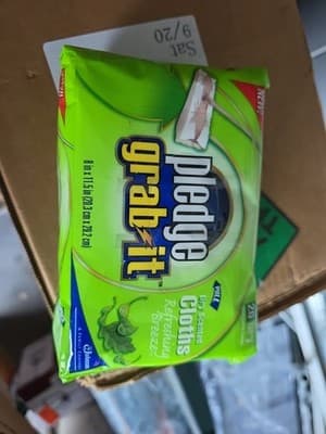 Pledge Grab-It Dry Cloths Refreshing Breeze 20-pk Sweeper Dusting Disposable Vtg - Image 1