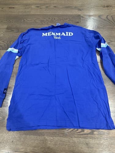 Victoria's Secret PINK Long Sleeve Shirt Size Small Blue Mermaid - Thumbnail 2
