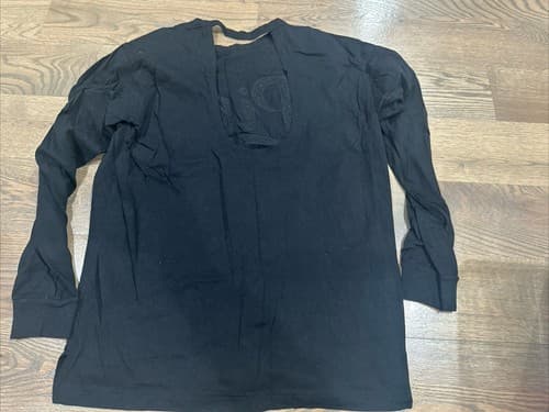 Victoria's Secret PINK Long Sleeve Shirt Size Small Black - Thumbnail 2