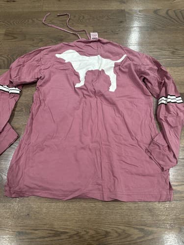 Victoria's Secret PINK Long Sleeve Shirt Size Medium - Thumbnail 2