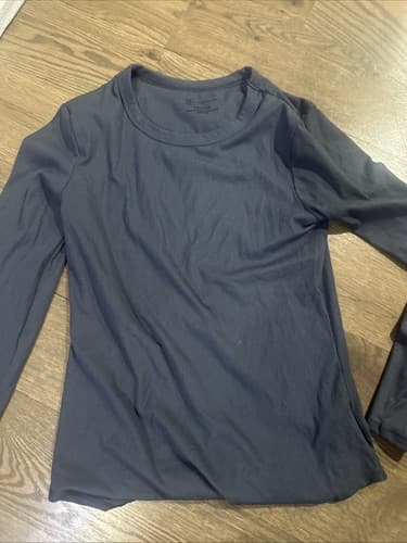 No Boundaries Blue Top Womens Juniors Large 11-13 Long Sleeve Pullover Shirt - Image 1
