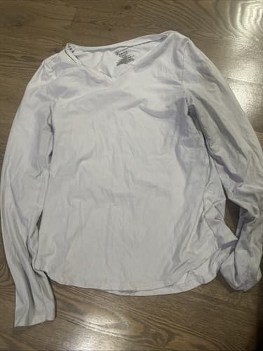 No Boundaries Gray Top Womens Juniors XL 15-17 Long Sleeve Pullover Shirt - Image 1