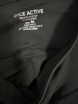 Dyce Active Leggings Womens Medium High Rise Yoga Pants Stretch Pockets Gym Work - Thumbnail 2