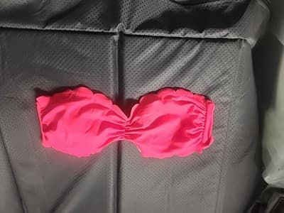 Pink Swimsuit Bikini Bra Top Sz M Strap Pink - Image 1