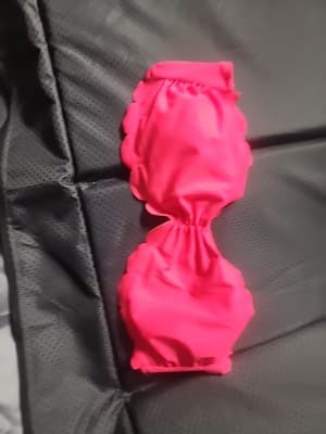 Pink Swimsuit Bikini Bra Top Sz M Strap Pink - Thumbnail 2