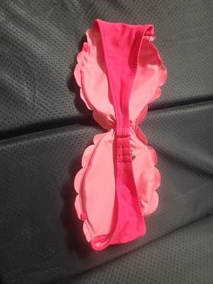 Pink Swimsuit Bikini Bra Top Sz M Strap Pink - Thumbnail 4