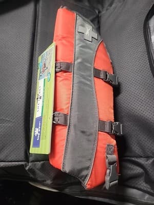 Top Paw Orange Life Jacket (Size Large: Dogs 55-85 lbs) New - Image 1