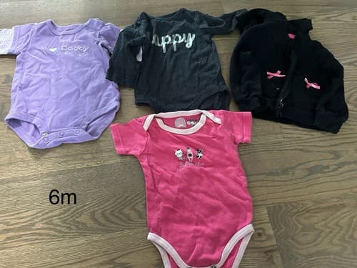 Baby Girl Lot Of 4 Summer/fall Clothes Size 6 Months - Image 1