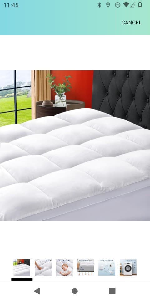 SOPAT Mattress Topper Queen Size Extra Thick Mattress Pad Plush Top 8-21" Deep - Image 1