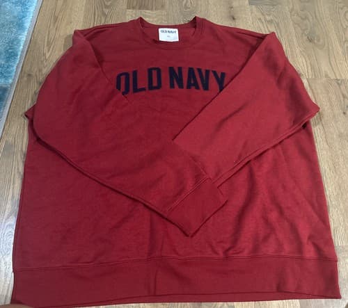 Pullover Sweater Men XXL Old Navy Wine Red - Image 1