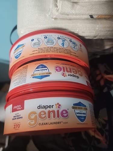 Diaper Genie Refill Bags 270 Ct 4Pack Odor Lock - Image 1