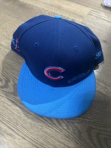 2016 MLB World Series Champions Chicago Cubs Gold Fitted Hat Size 8 63.5cm - Image 1
