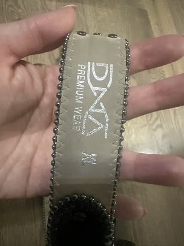 DNA Premium Wear Black Leather Belt Size XL - Thumbnail 3