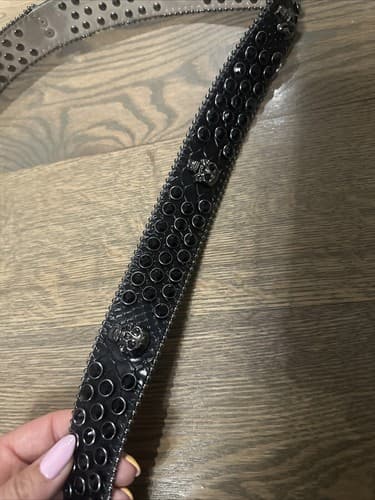 DNA Premium Wear Black Leather Belt Size XL - Thumbnail 4