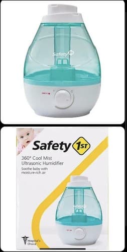 Safety 1st Ultrasonic 360° Cool Mist Humidifier - Seafoam - Image 1