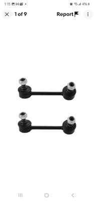 2 PCS Rear Stabilizer Sway Bar Links Set for 2001-2005 Toyota RAV4 K80297 K80298 - Image 1