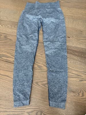 Women’s Blue Leggings Size Medium high Waisted - Image 1