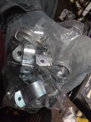 Mix Lot Of Conduit Clamps Emt Pipe Strap - Image 1