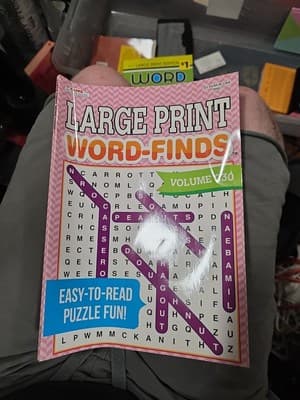 4New Large Print Word-Finds Puzzle Books Kappa - Image 1