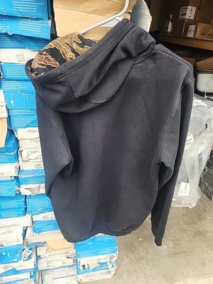 Adidas skateboarding tiger camo Hoodie Men M Black Drawstring Pocket Trefoil - Thumbnail 4