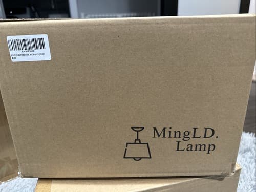 MingLD Lamp White Floral Chandelier Single Head New - Thumbnail 3