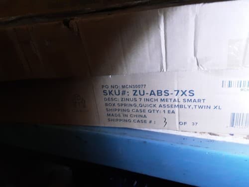 Zinus 7 Inch Smart Box Spring / Mattress Foundation / Strong Steel structure... - Thumbnail 2