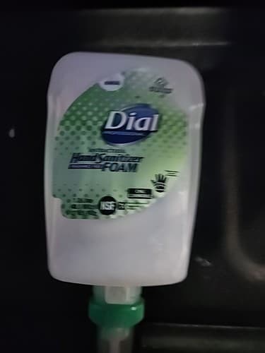 Dial Antimicrobial Foaming Hand Sanitizer Manual Dispenser Refill 1200 ml 19038 - Image 1