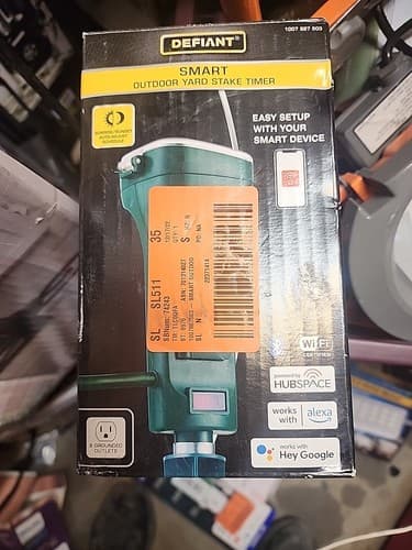 Defiant Smart 6 Outlet Outdoor Yard Stake Timer Hubspace - Christmas - Image 1