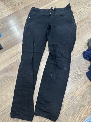 Refuge Black Jeans Pants Womens Size 12 Hi-waist Super Skinny - Image 1