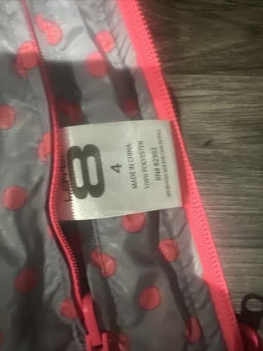 Layer 8 Puffy Thin Girls Sport zip up Vest Pink Size 4 Toddler - Thumbnail 3