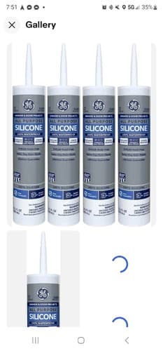 CASE OF 12 GE 2795576 10.1 OZ TUBE CLEAR SILICONE ALL-PURPOSE SEALANT - Image 1