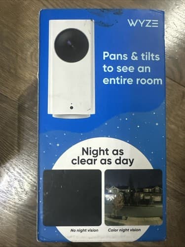 Wyze Cam Pan V2 Indoor Wired 1080p HD Camera Night Vision WYZECP2LB - Image 1
