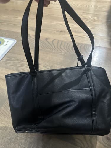 Ladies Tote Purse Bag Dana Buchman Black - Thumbnail 4