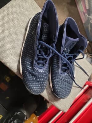 Nike Air Jordan Horizon Midnight Navy Pure Platinum Sneakers Mens Sz 9 Shoes - Image 1