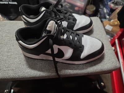 NIKE DD1391-100 Dunk Low Retro White Black Panda Size 8.5 - Image 1