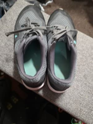 Nike Flex Trainer TR 6 Gray Aqua Blue Athletic Sneakers Running Shoes Sz 7.5 - Thumbnail 5