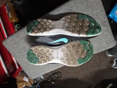 Nike Flex Trainer TR 6 Gray Aqua Blue Athletic Sneakers Running Shoes Sz 7.5 - Thumbnail 7