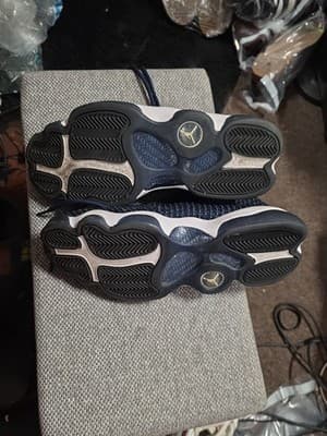 Nike Air Jordan Horizon Midnight Navy Pure Platinum Sneakers Mens Sz 9 Shoes - Thumbnail 6