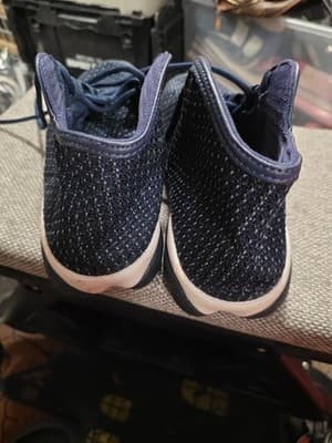 Nike Air Jordan Horizon Midnight Navy Pure Platinum Sneakers Mens Sz 9 Shoes - Thumbnail 3