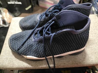 Nike Air Jordan Horizon Midnight Navy Pure Platinum Sneakers Mens Sz 9 Shoes - Thumbnail 4
