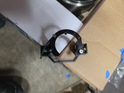 Mounting Bracket for Hampton Bay Fanelee 54in Brushed Nickel Ceiling Fan - Image 1