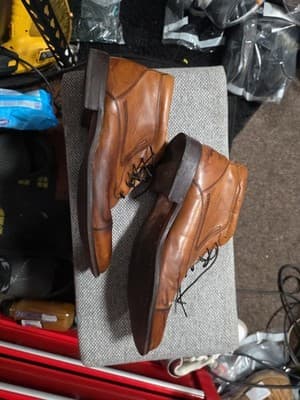 Johnston Murphy Signature Series 15 7062 Mens Size 9M Carmel Chukka Shoes - Thumbnail 2