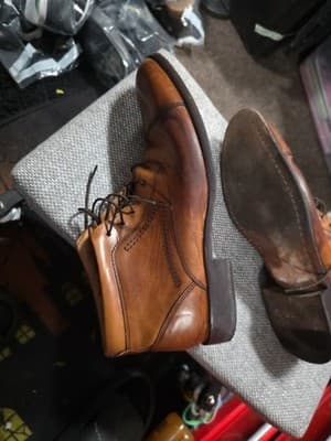 Johnston Murphy Signature Series 15 7062 Mens Size 9M Carmel Chukka Shoes - Thumbnail 6