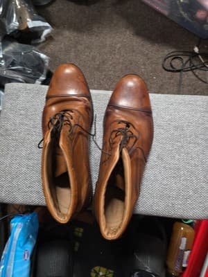 Johnston Murphy Signature Series 15 7062 Mens Size 9M Carmel Chukka Shoes - Thumbnail 7