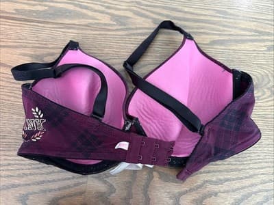 Pink by Victoria Victoria's Secret very lightly lined underwire bra 34DD - Thumbnail 2
