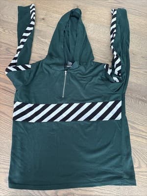 Rue 21 Woman’s Size Large Green Long Sleeve Shirt With Zipper - Image 1