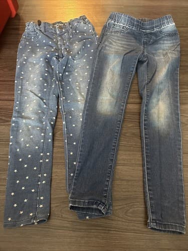 Cat & Jack Pant stretch Denim jeans Toddler girl size 7/8 - Image 1