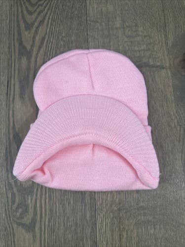 Little Me Pink Beanie Hats For Toddlers One Size - Image 1