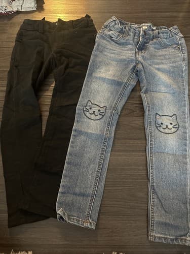 Cat & Jack Pant stretch Denim jeans Toddler girl size 7/8 - Image 1