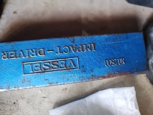 Vessel 2500N 1/2" Driver Hand Impact Driver With Bits Case Manual Vintage - Thumbnail 2
